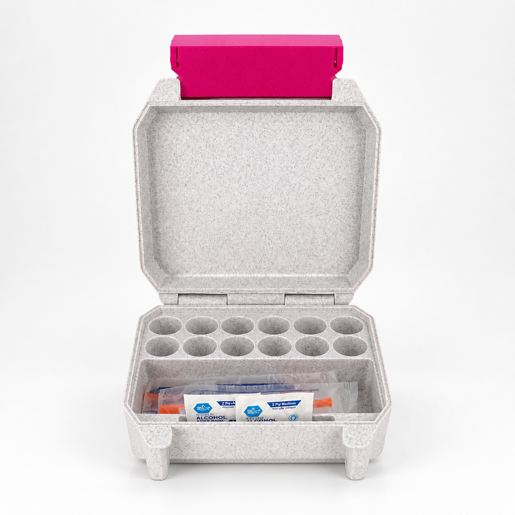 Peptides storage case