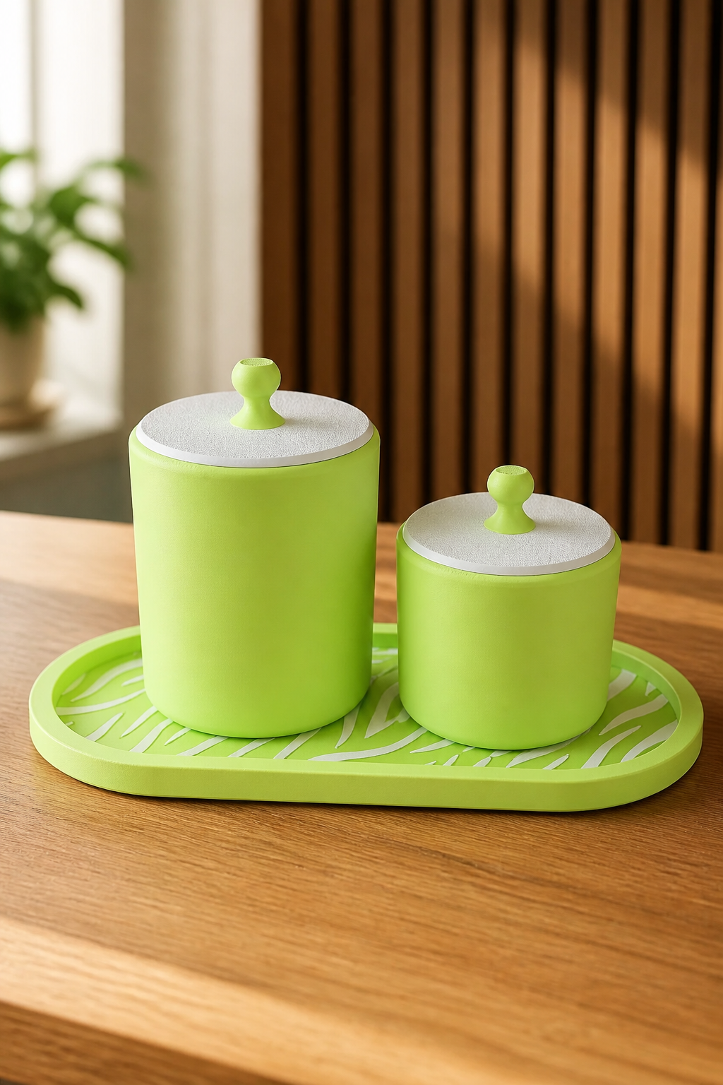 Multi-Purpose Organizer Set with Decorative Tray
