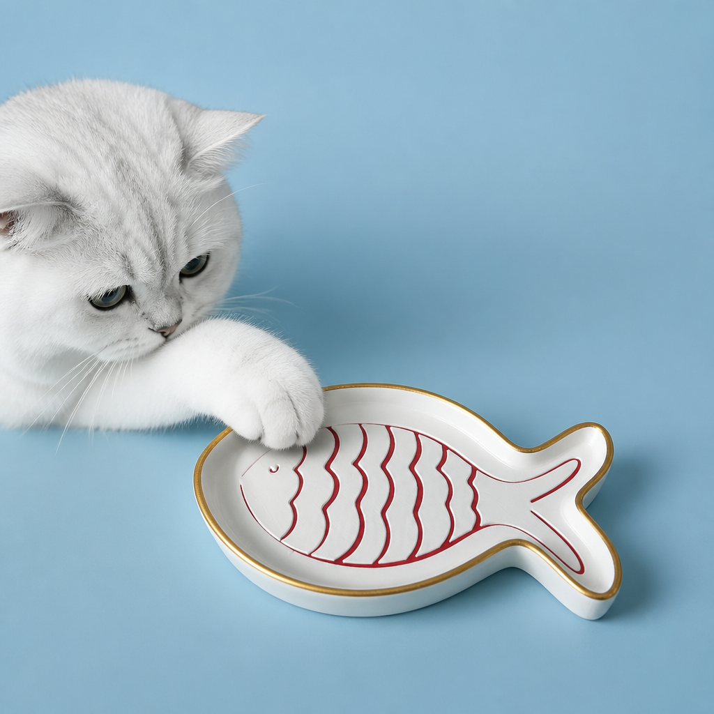 Coastal Fish Trinket Tray Set – Set of 2