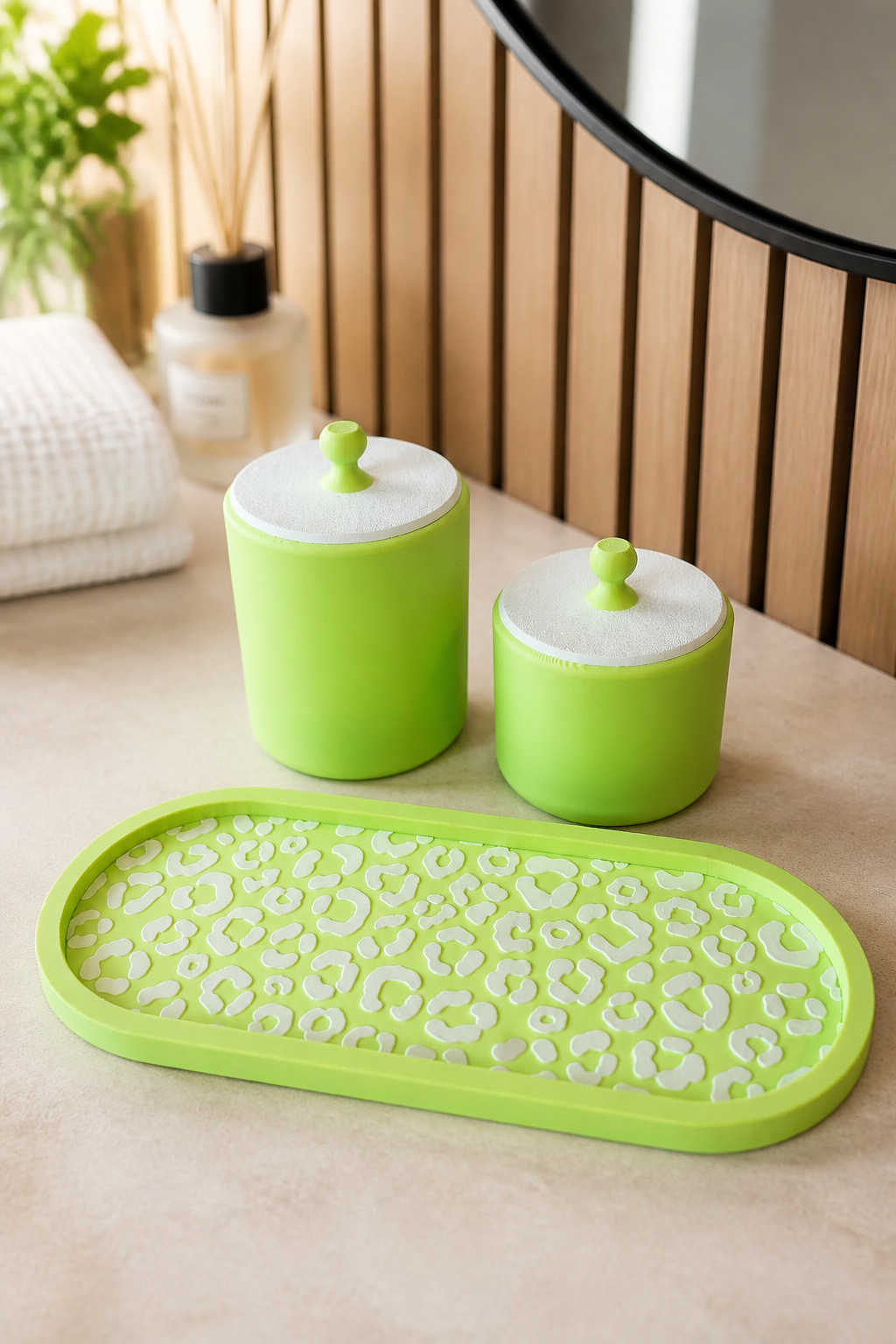 Multi-Purpose Organizer Set with Decorative Tray