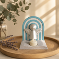 Angel Candle Holder with LED Tealight | Modern Religious Home Decor