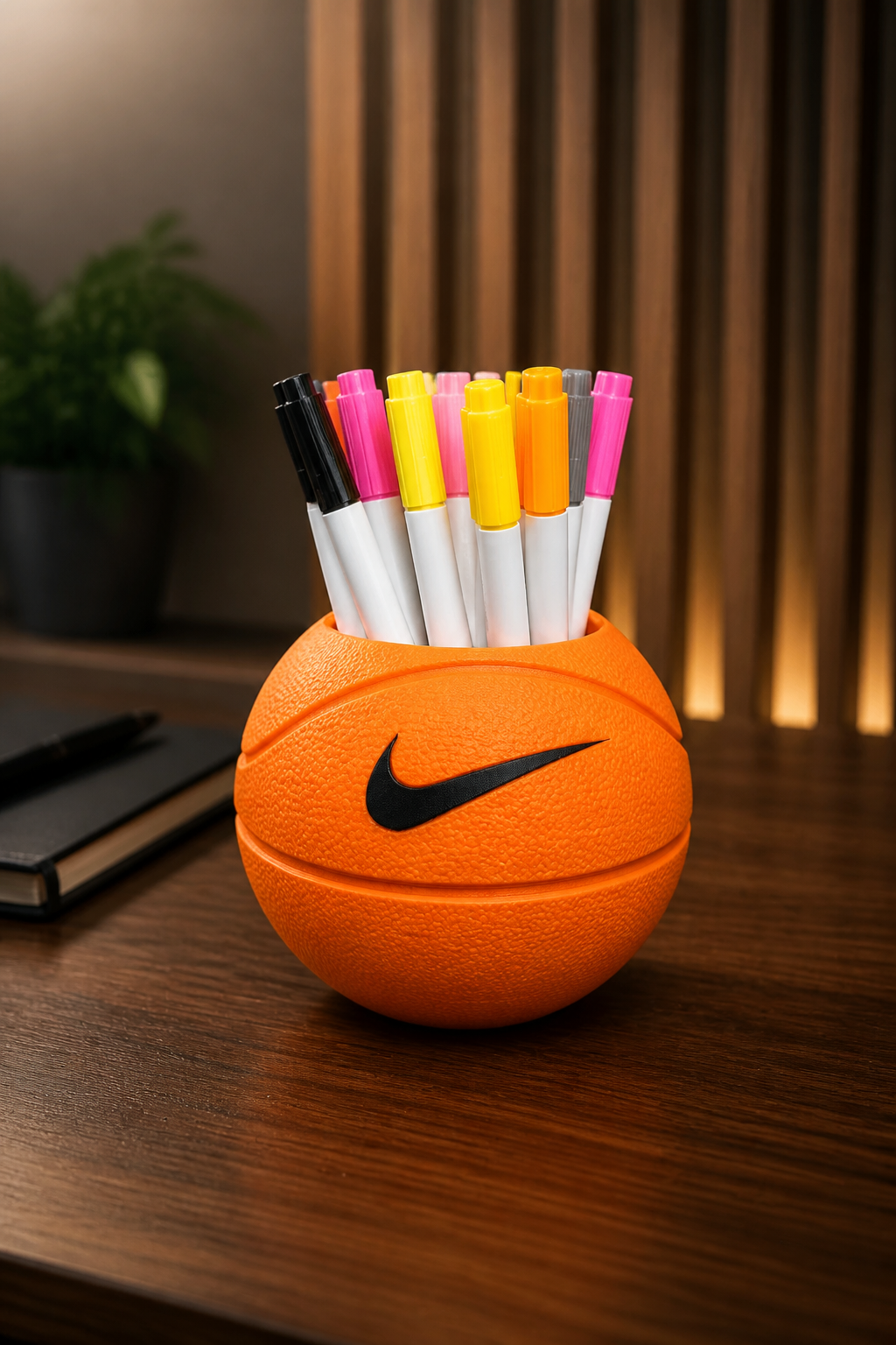 Basketball Pen Holder 🏀 | Custom 3D Printed Desk Organizer